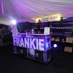 Themed Marquee with Personalised Managed Ice Bar