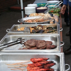 BBQ buffet catering for parties, entertainment and events